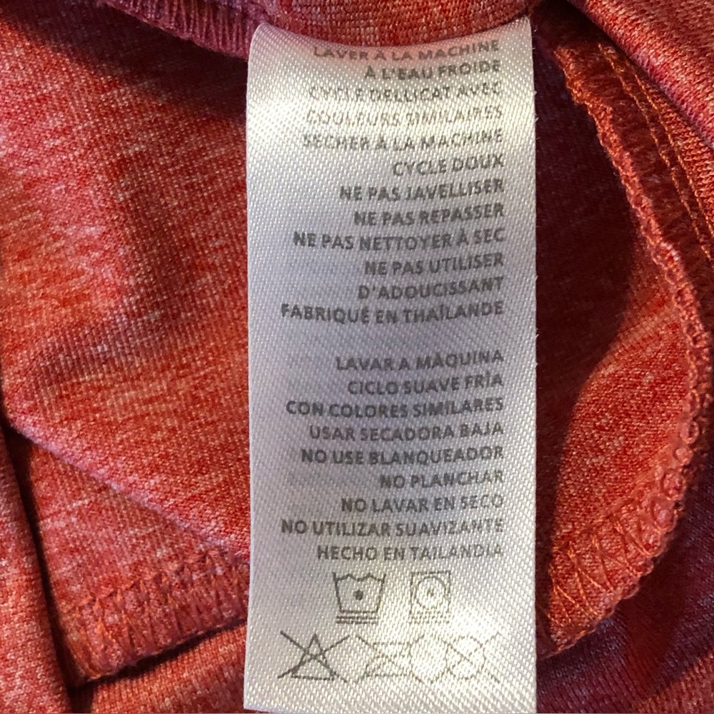 Mens Quarter Zip Size XL Red Heather Pullover Haus Of Grey Hightower Chest 48” - Picture 8 of 8